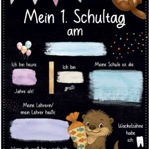 Meilensteintafel 1. Schultag: Otter