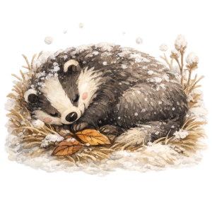 Midjourney KI Illustrationen/Sparpaket: Tiere im Winter